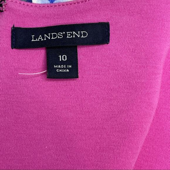 Land's End floral sheath dress knit with pockets - Picture 12 of 14